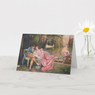 Vintage, Romantic Greeting Card