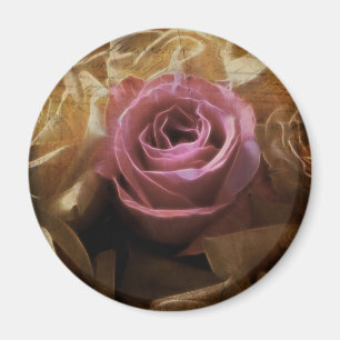 Vintage Romantic One of a Kind Love, A Single Rose Magnet