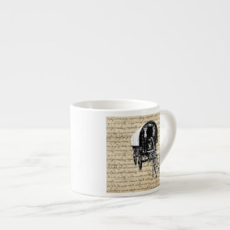 Vintage Romany Gypsy wagon Espresso Cup
