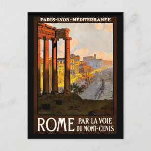 Vintage Rome Italy  Postcard