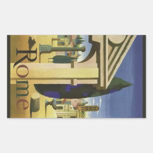 Vintage Rome Italy stickers
