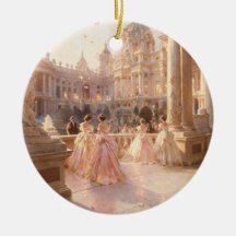Vintage Rome Palace Ball Ornament | Classic Europe