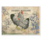 Vintage Rooster and Hen Ephemera Decoupage