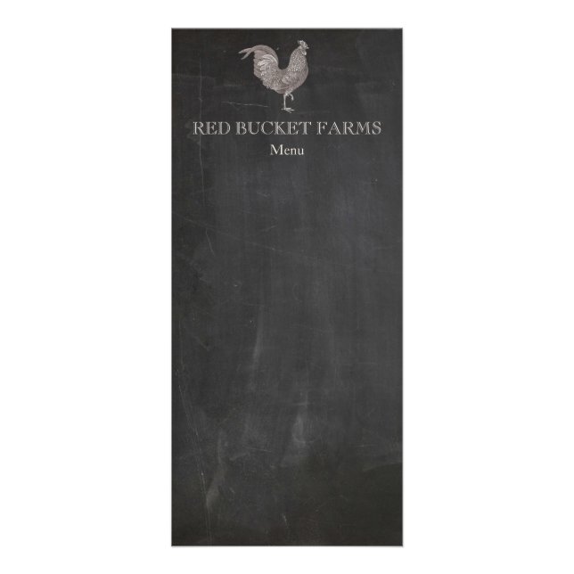 Vintage Rooster Farm  Rack Card (Front)