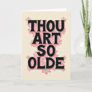 Vintage Rose Birthday Card