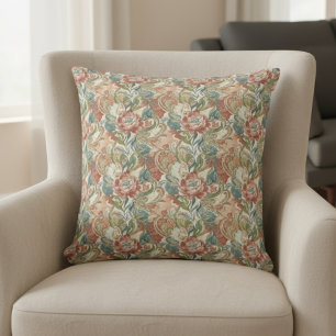 Vintage Rose Botanical Floral Garden Decor Gift Cushion