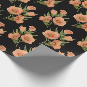 Vintage Rose Botanical Wrapping Paper