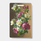 Vintage Rose Bouquet Postcard