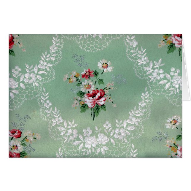 Vintage Rose Bouquet Wallpaper Design (Front Horizontal)