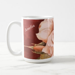 VINTAGE ROSE COFFEE MUG
