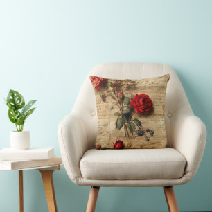 Vintage Rose  Cushion