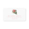 Vintage Rose Floral Design Business Card