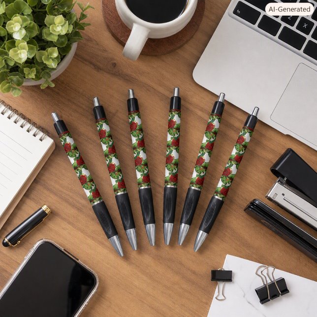 Vintage Rose Floral Pen (Creator Uploaded)