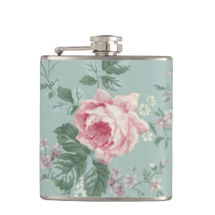 Vintage Rose French Chic Flask