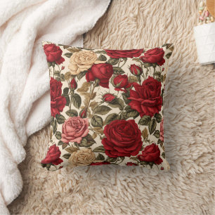 Vintage Rose Garden Cushion