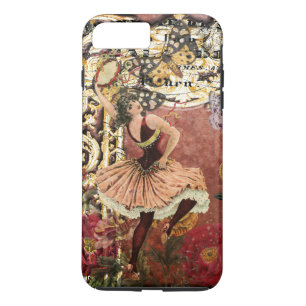 Vintage Rose Gypsy Dancer French Collage iPhone 8 Plus/7 Plus Case