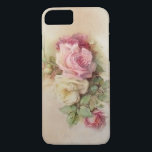 Vintage Rose iPhone 7 Case<br><div class="desc">Beautiful vintage roses blooming on a soft neutral background.</div>