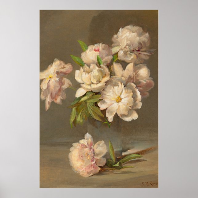 Vintage Rose Painting  Poster (Front)