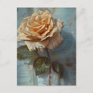 Vintage Rose Postcard