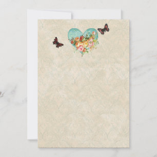 Vintage Rose Roses Butterfly Butterflies Swirls