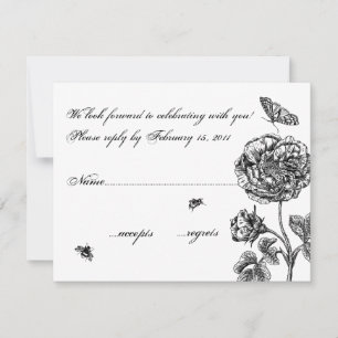 Vintage Rose RSVP