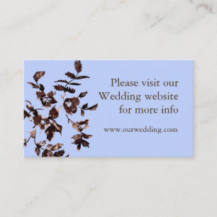 Vintage rose rustic wedding card