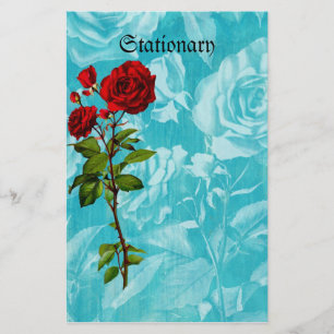 Vintage Rose Stationery