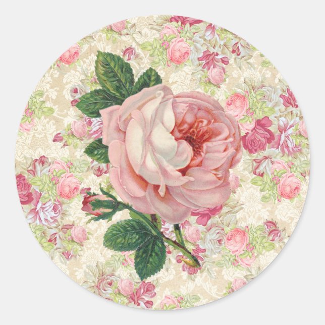 Vintage Rose Stickers (Front)