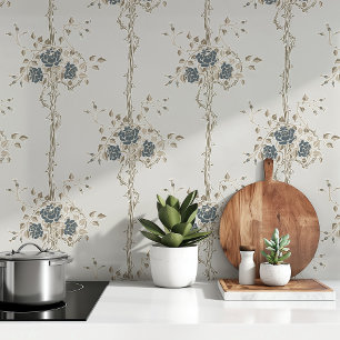 Vintage Rose Vine Wall Paper