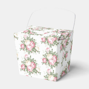 Vintage Rose Wedding Favour Box