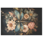 Vintage Roses and Dragonfly Decoupage