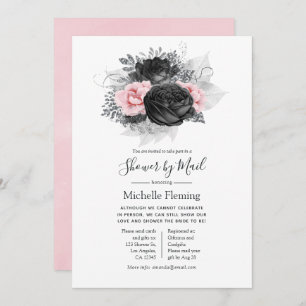 Vintage Roses Baby or Bridal Shower by Mail Invitation