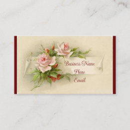 Vintage Roses Business Card