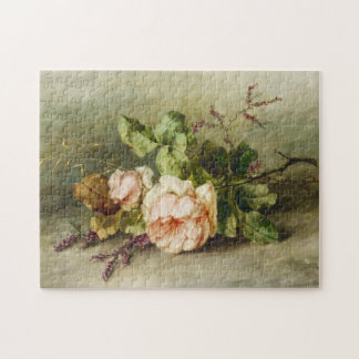Vintage Roses by Margaretha Roosenboom Jigsaw Puzzle