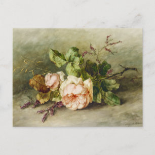 Vintage Roses by Margaretha Roosenboom Postcard