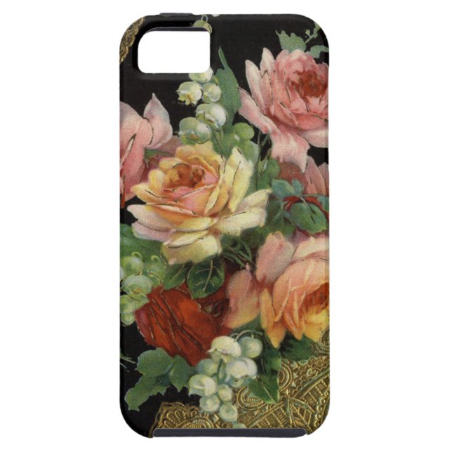 Vintage Roses Case-Mate iPhone Case (Back)