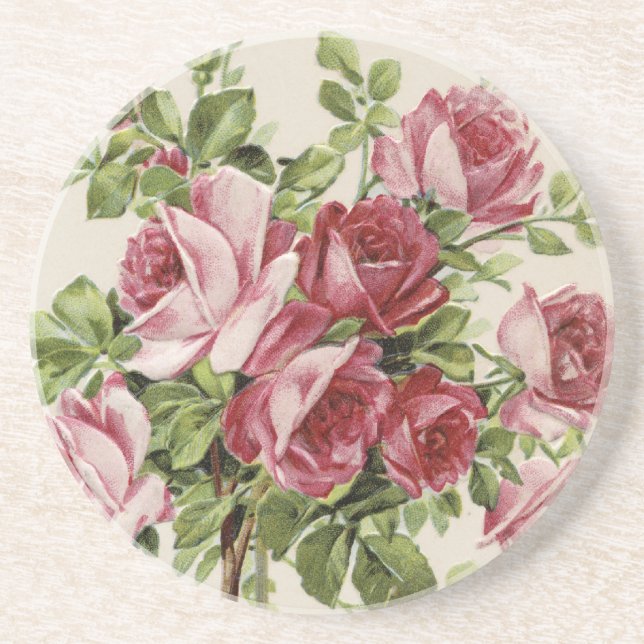 Vintage Roses Coaster (Front)