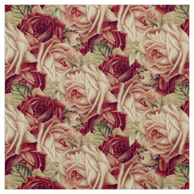 Vintage Roses Fabric (Swatch)