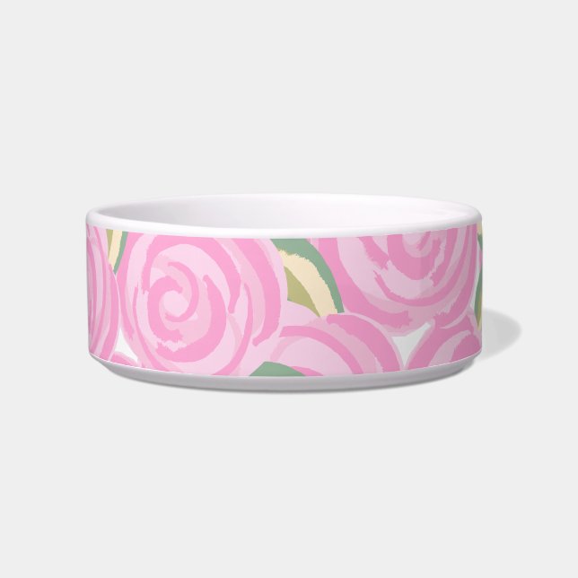 Vintage roses floral pattern bowl (Front)