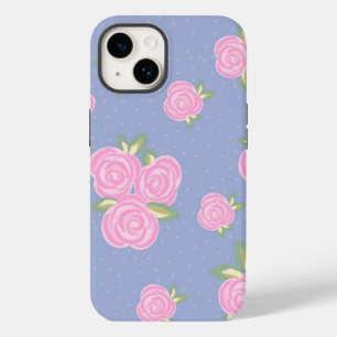 Vintage roses floral pattern Case-Mate iPhone 14 case