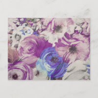 Vintage Roses Flowers Pattern Illustration