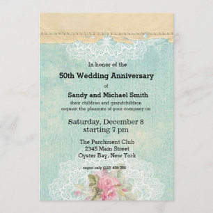 Vintage Roses Invitation