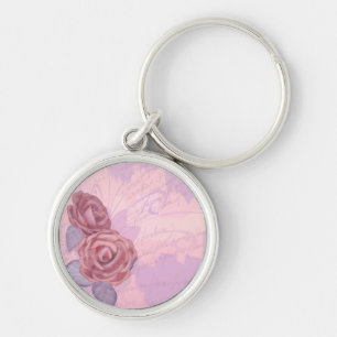 Vintage roses, keychain