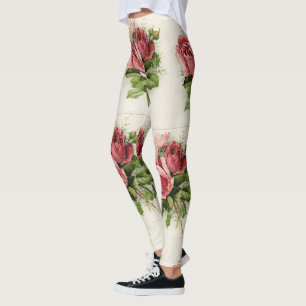 Vintage Roses Leggings