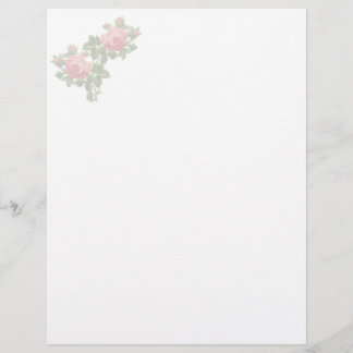 vintage roses letterhead