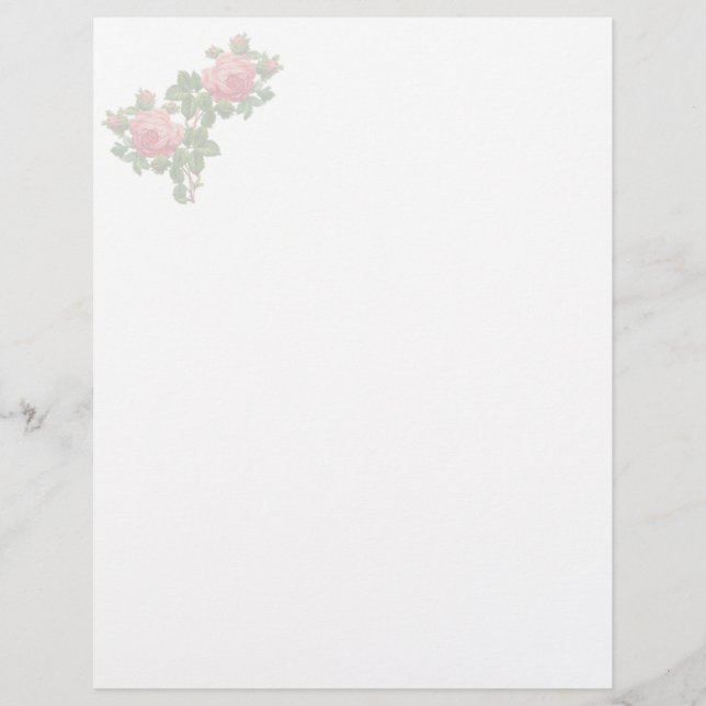 vintage roses letterhead (Front)