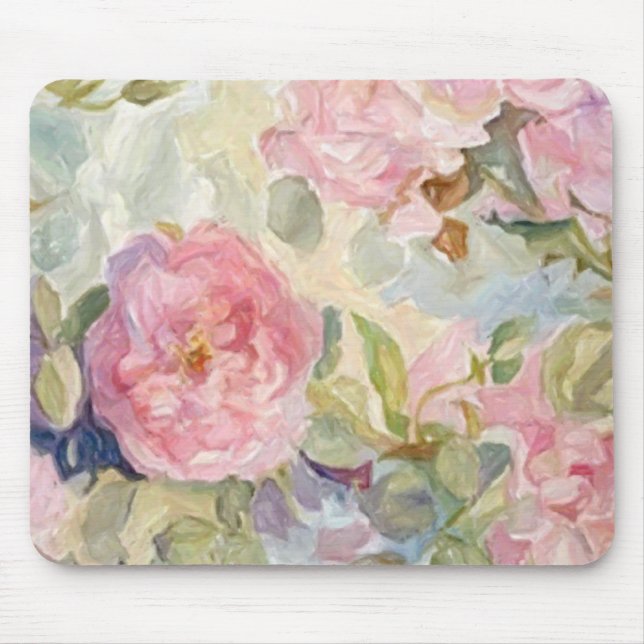 Vintage Roses Mouse Pad (Front)