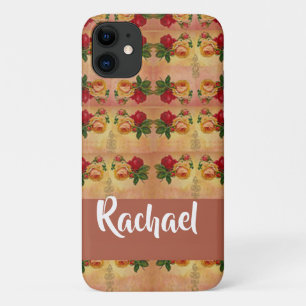 Vintage roses pattern iPhone 11 case