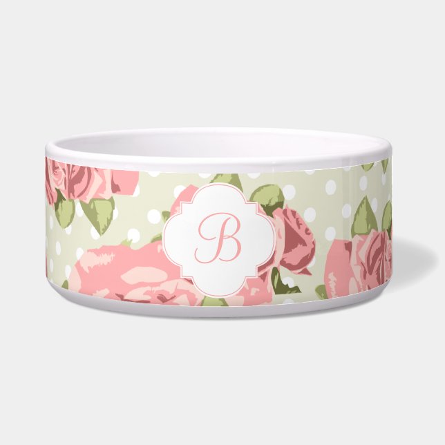 Vintage Roses Pattern Monogram (Front)