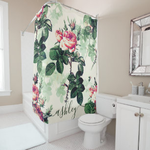 Vintage Roses Shower Curtain